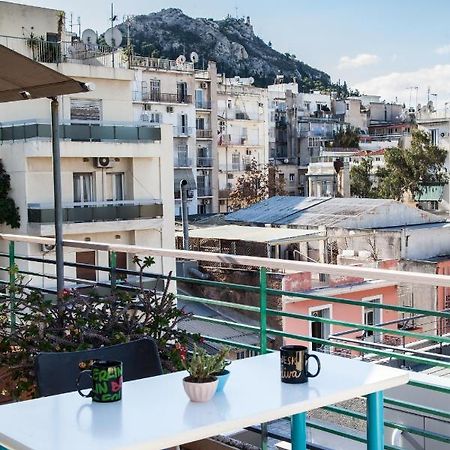 Bright Apt. With Lovely View In Lycabettus! Leilighet Athen Eksteriør bilde