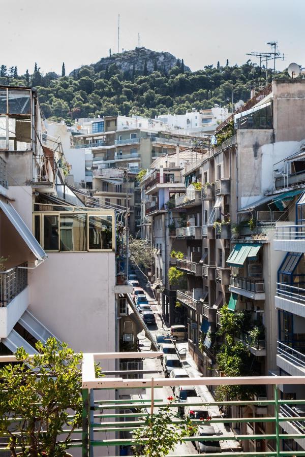 Bright Apt. With Lovely View In Lycabettus! Leilighet Athen Eksteriør bilde