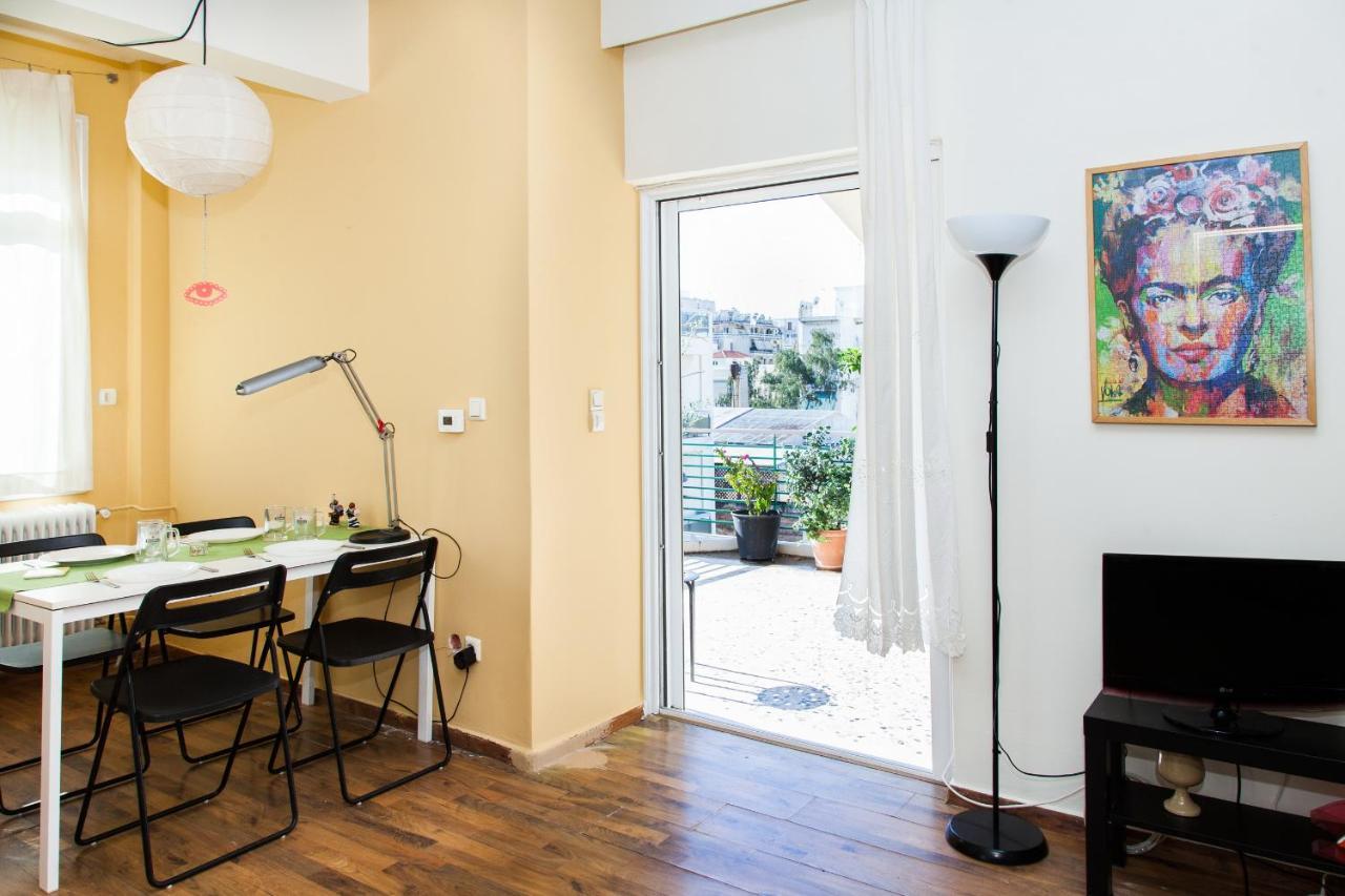 Bright Apt. With Lovely View In Lycabettus! Leilighet Athen Eksteriør bilde